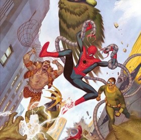Spider-Man vs Sinister Six Marvel Art Print unframed by Sideshow Collectibles
